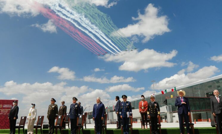 México transita por etapa de recuperación tras pandemia, asegura presidente en inauguración de Feria Aeroespacial 2021