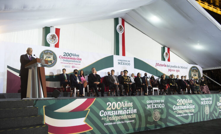 Discurso del presidente Andrés Manuel López Obrador en el 200 Aniversario de la Consumación de la Independencia