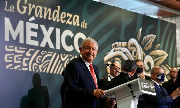 27.09.21 Versión estenográfica. Inauguración de exposición 'La Grandeza de México', desde Museo Nacional de Antropología