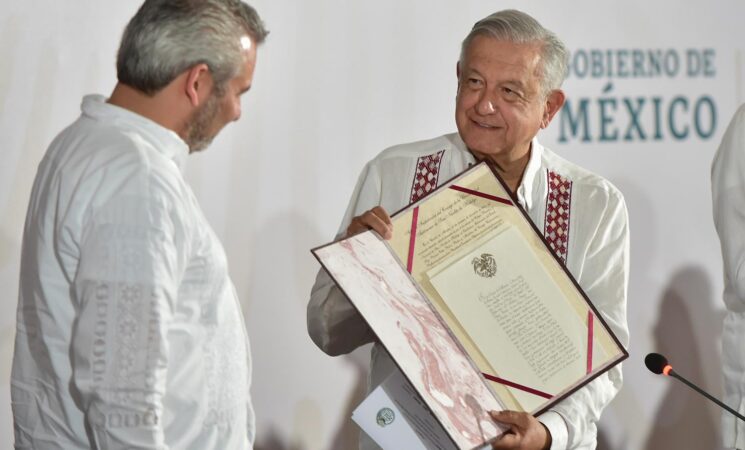 Plan de apoyo a Michoacán se realiza en colaboración con autoridades estatales: presidente; anuncia federalización de nómina magisterial