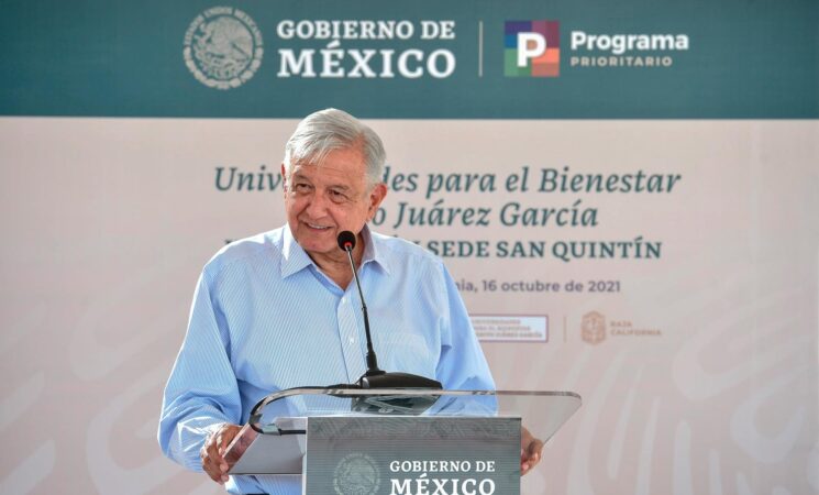 16.10.21 Versión estenográfica. Inauguración primera etapa de la Universidad para el Bienestar, desde San Quintín, Baja California