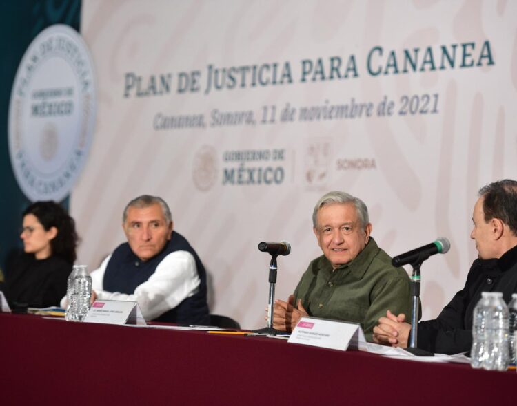 11.11.21 Versión estenográfica. Plan de justicia para Cananea, desde Sonora