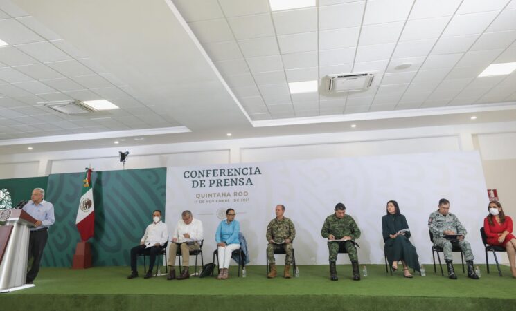 17.11.21 Versión estenográfica de la conferencia de prensa matutina del presidente Andrés Manuel López Obrador, desde Cancún, Quintana Roo