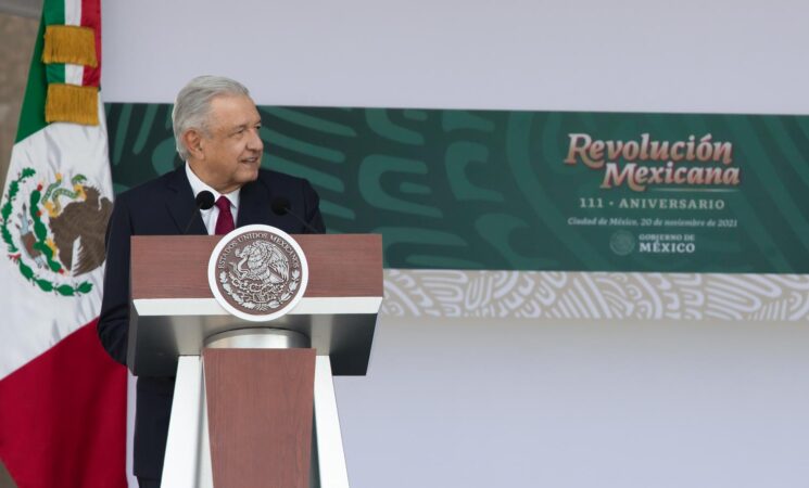 Discurso del presidente Andrés Manuel López Obrador en el 111 Aniversario del inicio de la Revolución Mexicana