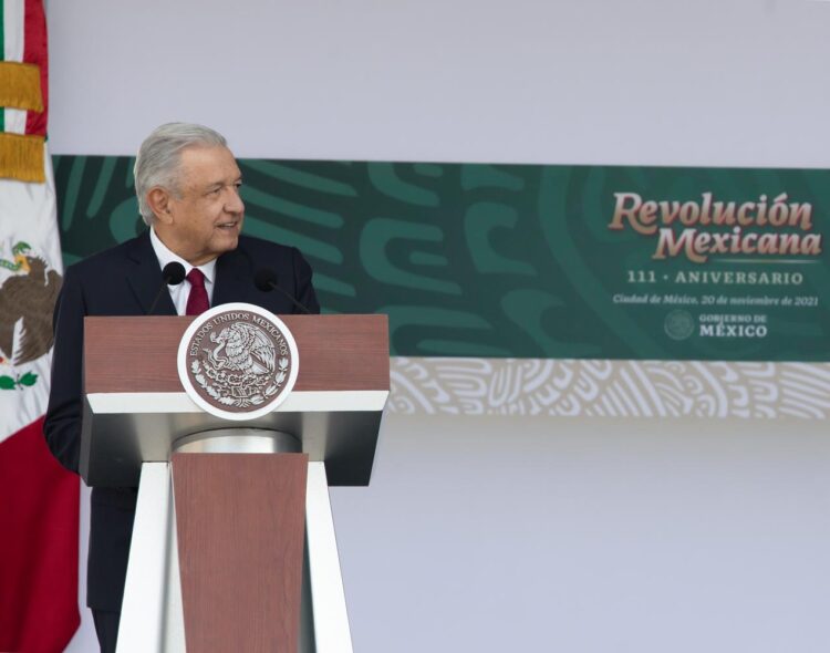 Discurso del presidente Andrés Manuel López Obrador en el 111 Aniversario del inicio de la Revolución Mexicana