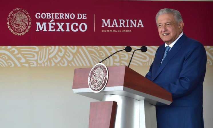 Marina Armada de México tiene aprobación del 80 por ciento y respaldo del pueblo: presidente