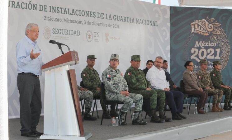 03.12.21 Versión estenográfica. Inauguración de instalaciones de la Guardia Nacional, desde Zitácuaro, Michoacán