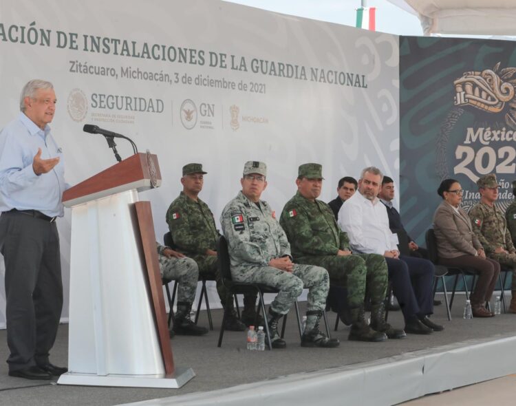 03.12.21 Versión estenográfica. Inauguración de instalaciones de la Guardia Nacional, desde Zitácuaro, Michoacán