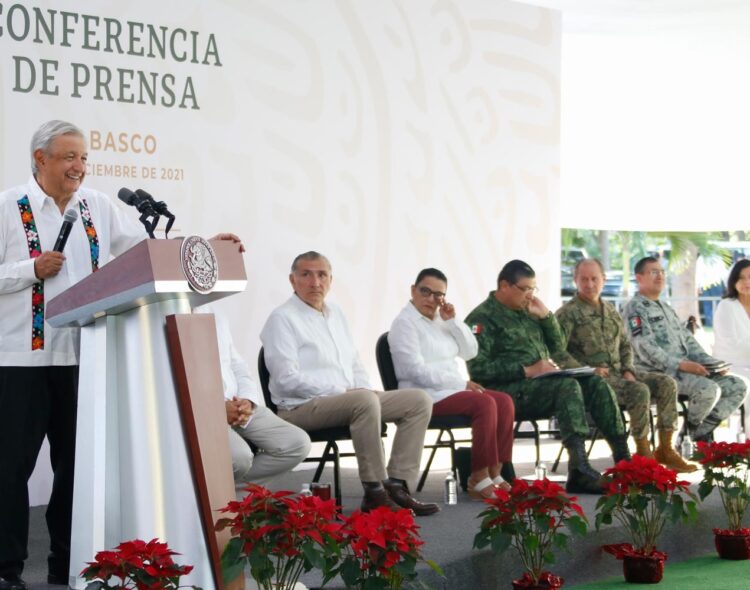 17.12.21 Versión estenográfica de la conferencia de prensa matutina del presidente Andrés Manuel López Obrador, desde Villahermosa, Tabasco