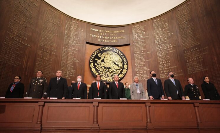 05.02.22 Versión estenográfica. 105 Aniversario de la Promulgación de la Constitución de 1917, desde Querétaro