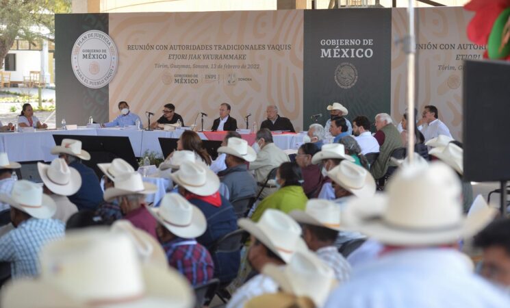 13.02.22 Versión estenográfica. Reunión con autoridades tradicionales yaquis, desde Guaymas, Sonora