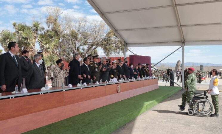 Discurso del presidente Andrés Manuel López Obrador en el Día del Ejército Mexicano, desde Ramos Arizpe, Coahuila