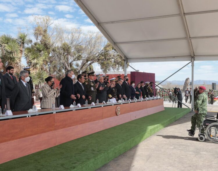 Discurso del presidente Andrés Manuel López Obrador en el Día del Ejército Mexicano, desde Ramos Arizpe, Coahuila