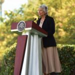 Olga Sánchez Cordero, presidenta de la Mesa Directiva del Senado de la República