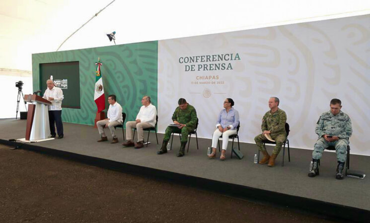 11.03.22 Versión estenográfica de la conferencia de prensa matutina del presidente Andrés Manuel López Obrador, desde Chiapas