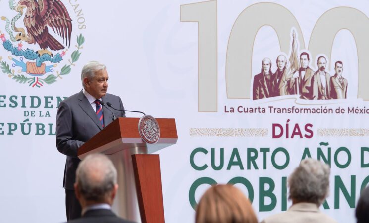 Discurso del presidente Andrés Manuel López Obrador. 100 Días, Cuarto Año de Gobierno