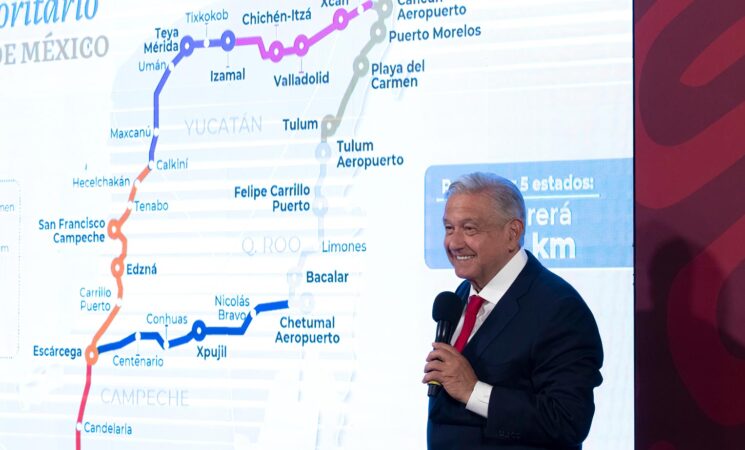 Presentan avances del Tren Maya; Gobierno de México reporta acciones para el cuidado del ambiente y el patrimonio arqueológico