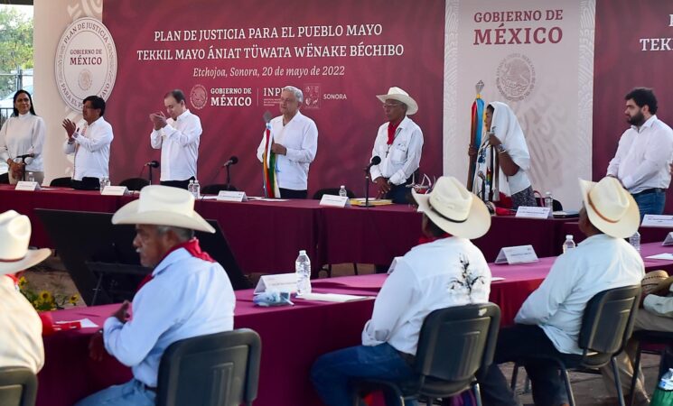 20.05.22 Versión estenográfica. Plan de justicia para el pueblo mayo, desde Etchojoa, Sonora