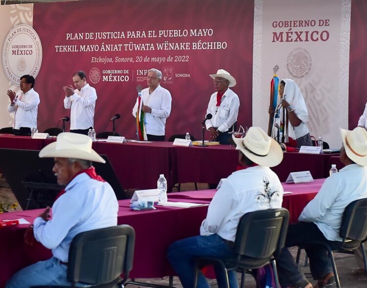 20.05.22 Versión estenográfica. Plan de justicia para el pueblo mayo, desde Etchojoa, Sonora