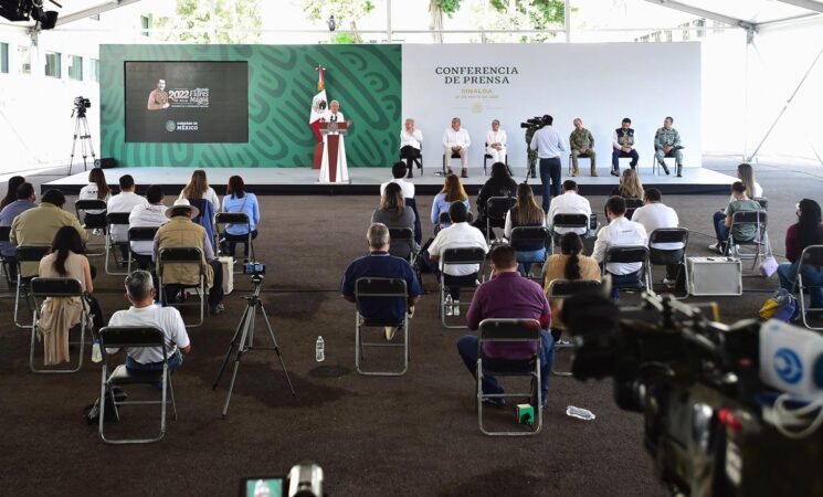 27.05.22 Versión estenográfica de la conferencia de prensa matutina del presidente Andrés Manuel López Obrador, desde Sinaloa