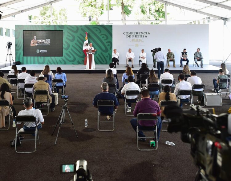 27.05.22 Versión estenográfica de la conferencia de prensa matutina del presidente Andrés Manuel López Obrador, desde Sinaloa