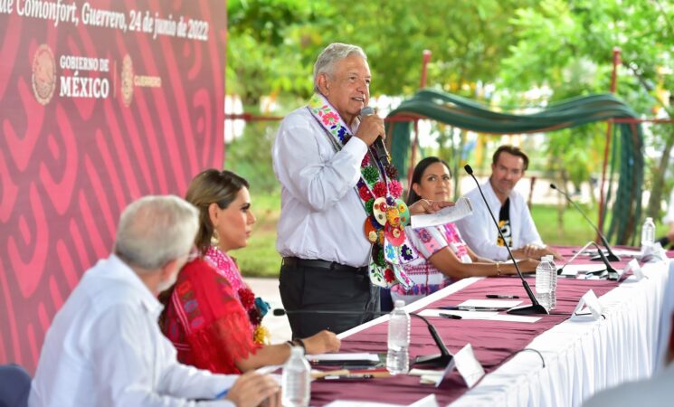 24.06.22 Versión estenográfica. Reunión con autoridades de La Montaña de Guerrero, desde Tlapa de Comonfort