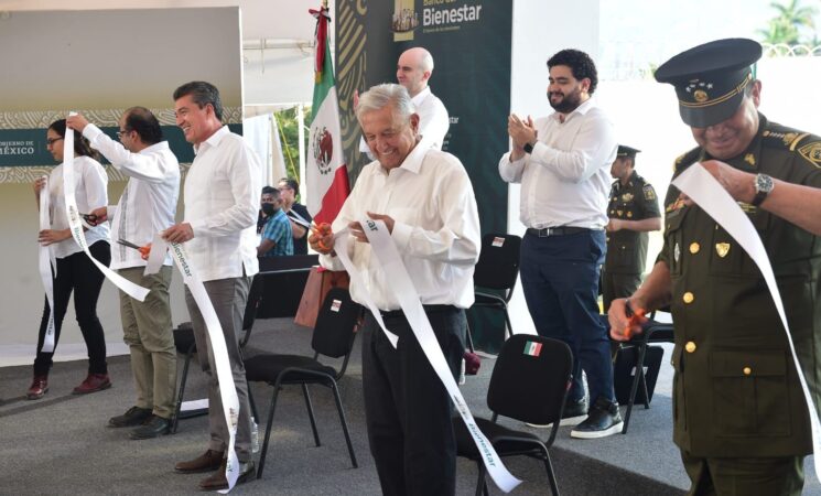 Programas para el Bienestar benefician a más de un millón de personas en Chiapas: presidente; inaugura Banco del Bienestar en Ixtapa