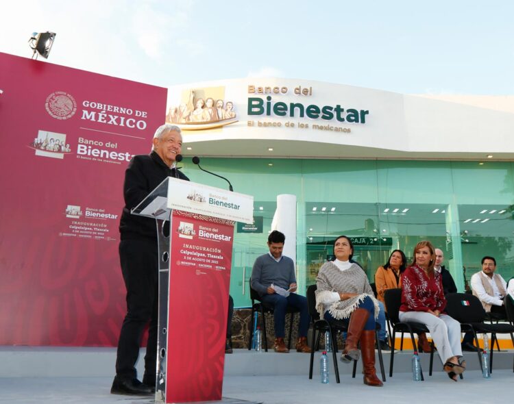 05.08.22 Versión estenográfica. Inauguración del Banco del Bienestar, desde Calpulalpan, Tlaxcala