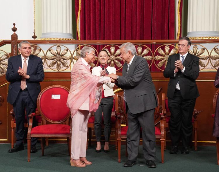 Presidente participa en reinauguración del Recinto Parlamentario 1857 en Palacio Nacional; albergará exposición 'México en sus Constituciones'