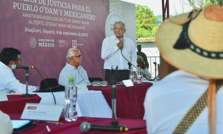 09.09.22 Versión estenográfica. Plan de Justicia para el pueblo O’dam y Mexicanero, desde Huajicori, Nayarit