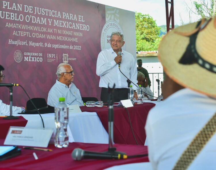 09.09.22 Versión estenográfica. Plan de Justicia para el pueblo O’dam y Mexicanero, desde Huajicori, Nayarit