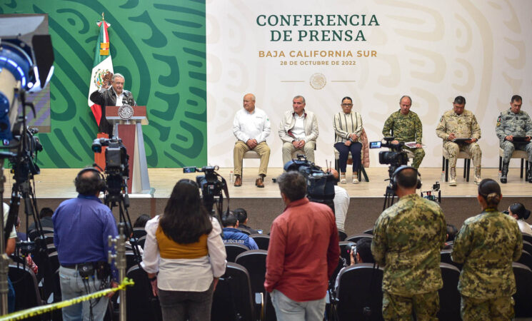 28.10.22 Versión estenográfica de la conferencia de prensa matutina del presidente Andrés Manuel López Obrador, desde Baja California Sur