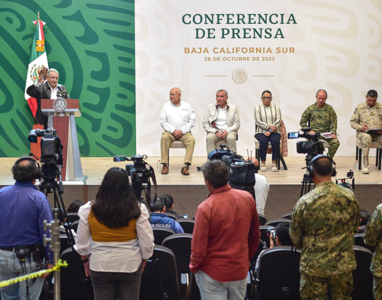 28.10.22 Versión estenográfica de la conferencia de prensa matutina del presidente Andrés Manuel López Obrador, desde Baja California Sur