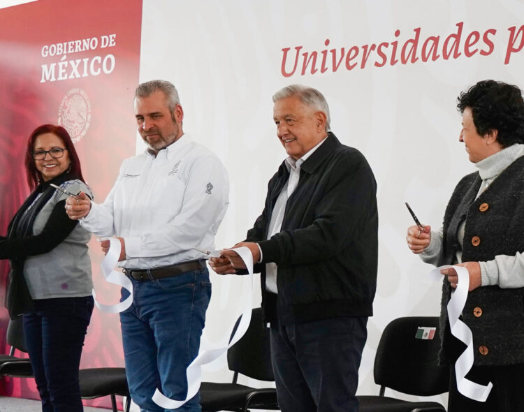 Universidades para el Bienestar garantizan acceso a jóvenes a educación superior, afirma presidente; inaugura sede en Áporo, Michoacán