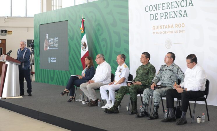 22.12.22 Versión estenográfica de la conferencia de prensa matutina del presidente Andrés Manuel López Obrador, desde Quintana Roo