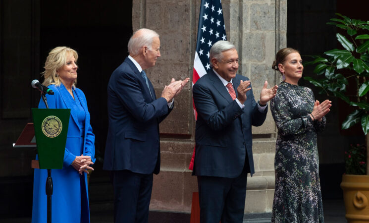 Presidente recibe en Palacio Nacional a Joseph Biden, presidente de Estados Unidos