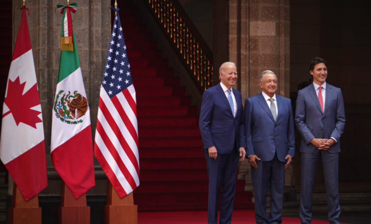 Presidentes de México y Estados Unidos y primer ministro de Canadá se reúnen previo a la X Cumbre de Líderes de América del Norte