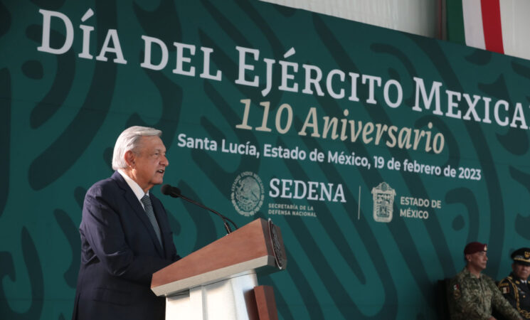 Discurso del presidente Andrés Manuel López Obrador en el Día del Ejército Mexicano