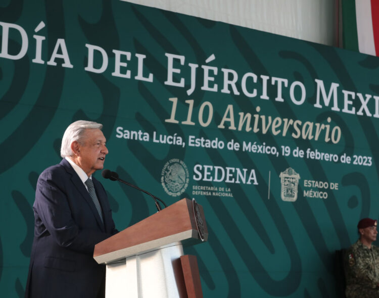 Discurso del presidente Andrés Manuel López Obrador en el Día del Ejército Mexicano