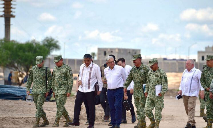 Presidente constata operación y reforzamiento de seguridad en aduanas de Tamaulipas