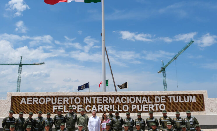 Presidente supervisa tramo 5 del Tren Maya y Aeropuerto Felipe Carrillo Puerto en Tulum