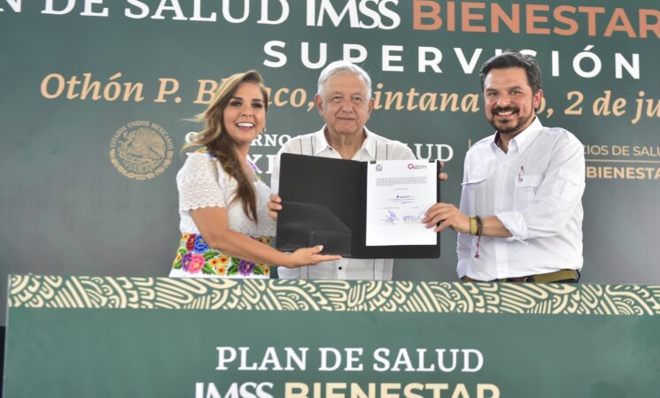 Presidente constata inicio de operación del Plan de Salud IMSS Bienestar en Quintana Roo