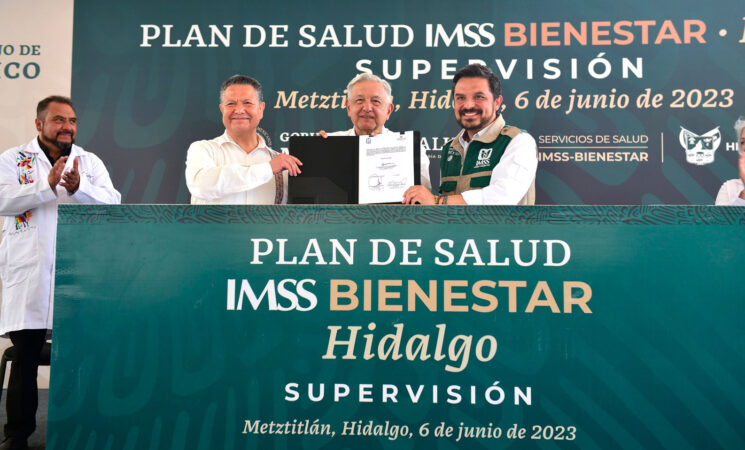 Presidente atestigua inicio del Plan de Salud IMSS Bienestar en Hidalgo y avances de Programas para el Bienestar