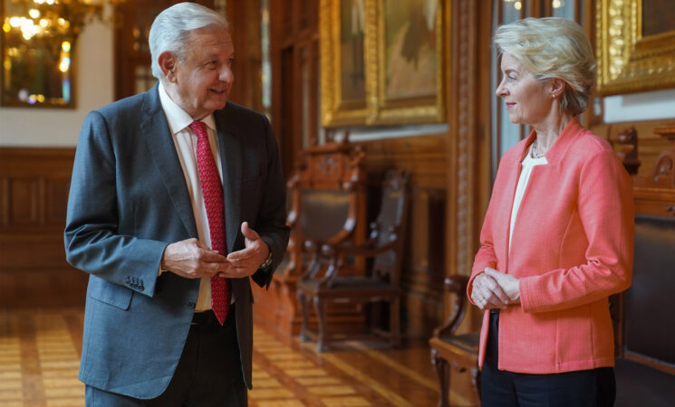 Presidente sostiene reunión con Ursula von der Leyen, presidenta de la Comisión Europea