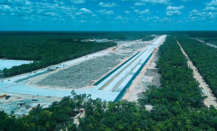 Presidente supervisa tramos del Tren Maya y Aeropuerto Internacional Felipe Carrillo Puerto