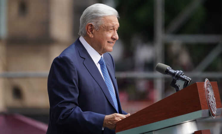 Discurso del presidente Andrés Manuel López Obrador en el 5º aniversario del triunfo histórico democrático del pueblo de México