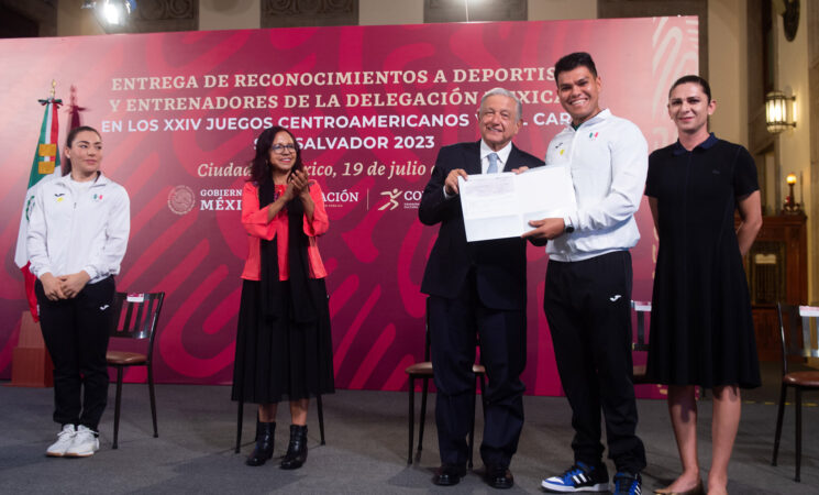 Presidente celebra participación histórica de delegación mexicana en Juegos Centroamericanos