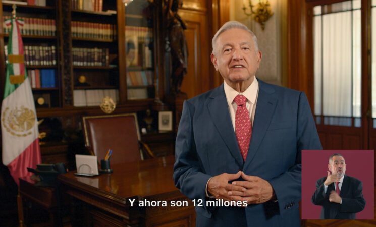 Presidente presenta primer spot del 5º Informe de Gobierno; 12 millones de adultos mayores acceden a la pensión