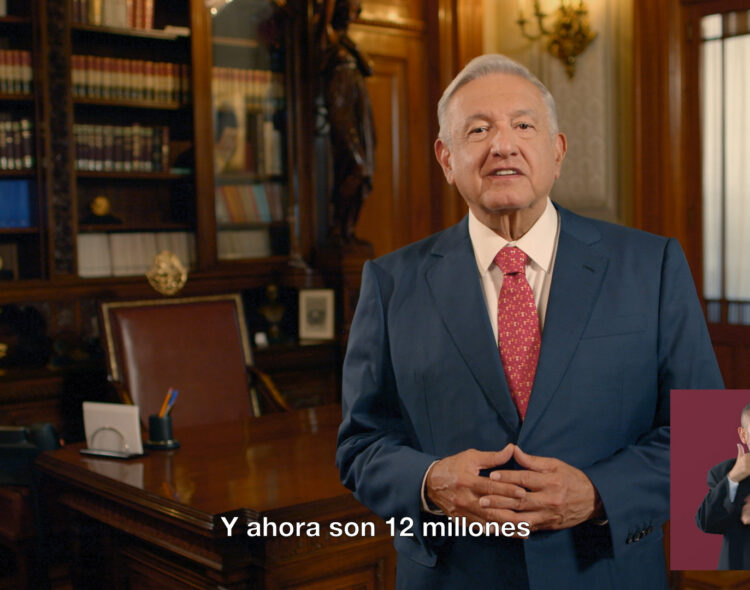 Presidente presenta primer spot del 5º Informe de Gobierno; 12 millones de adultos mayores acceden a la pensión