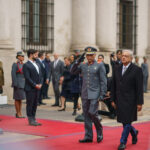 Ceremonia de bienvenida a Chile